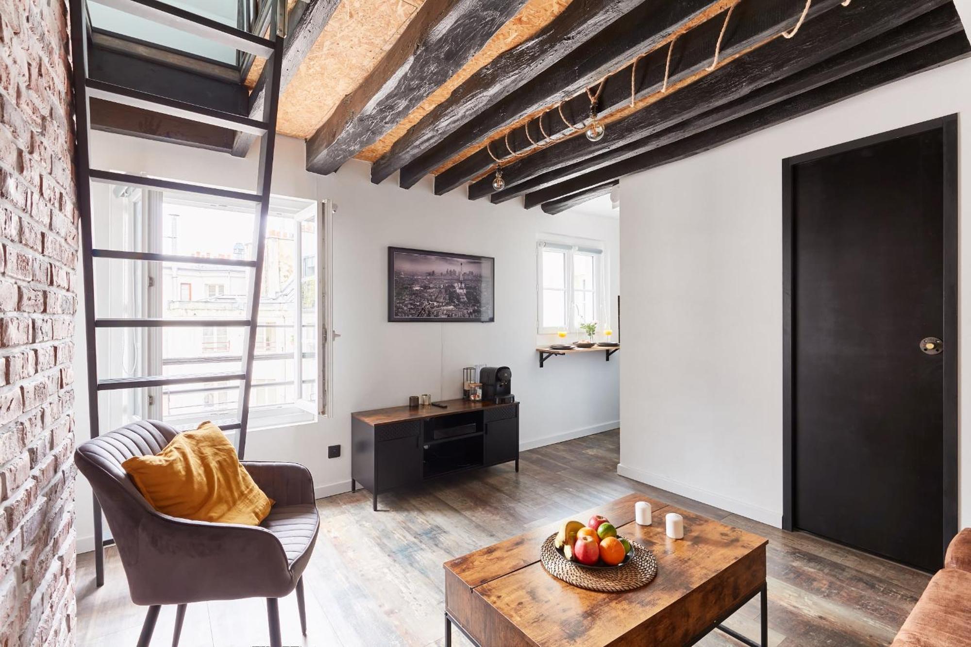 Central 1Br Room Space Paris Eksteriør bilde
